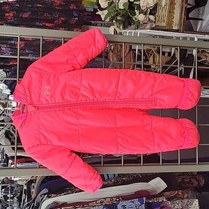 Pink Under Armor Infant Snowsuit size 3-6 mo